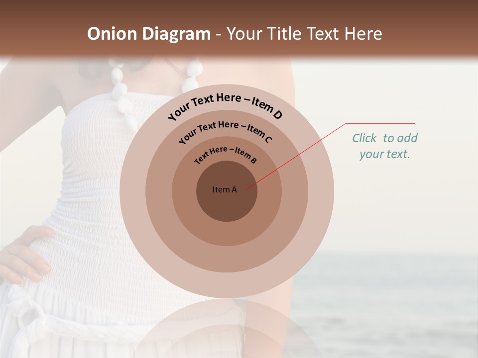 Color Closeup Caucasian PowerPoint Template