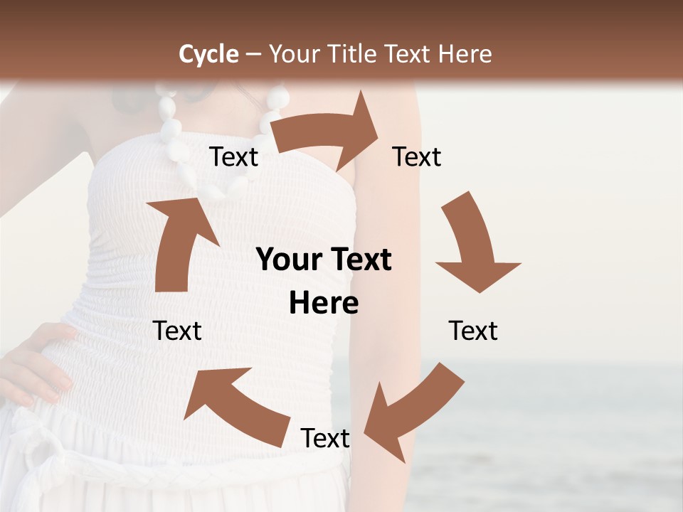 Color Closeup Caucasian PowerPoint Template