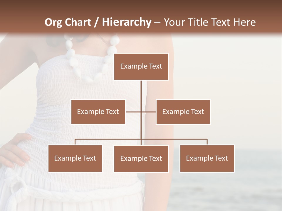 Color Closeup Caucasian PowerPoint Template