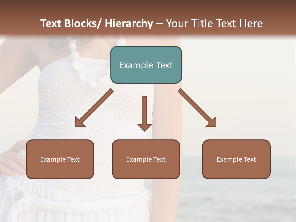 Color Closeup Caucasian PowerPoint Template