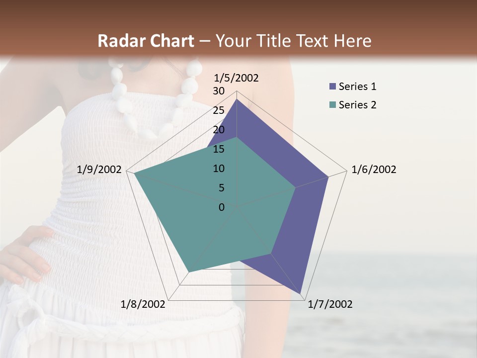 Color Closeup Caucasian PowerPoint Template