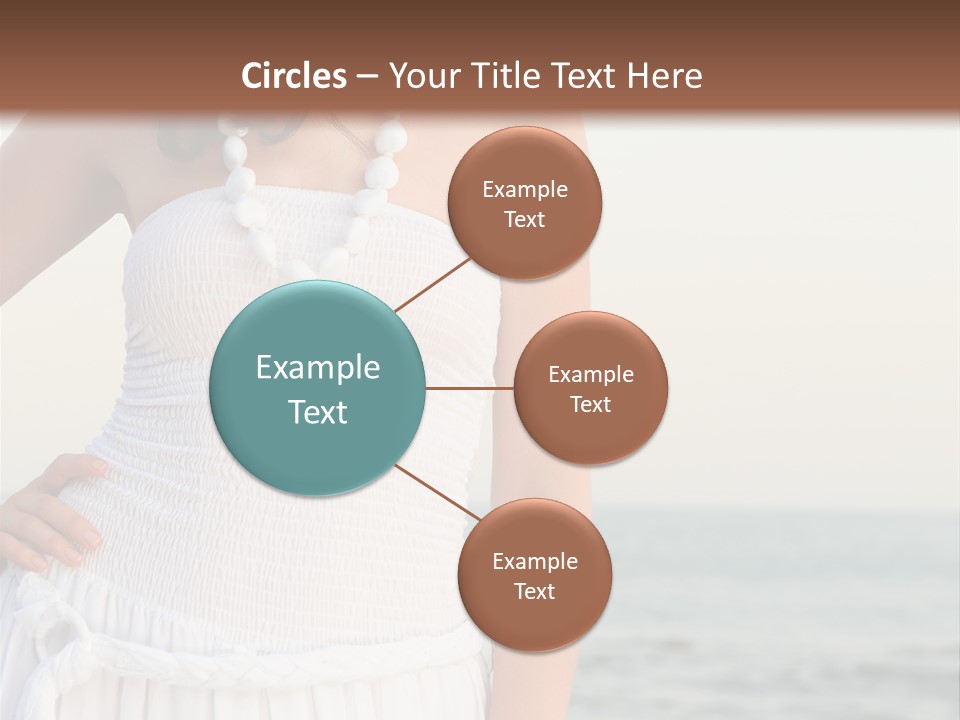 Color Closeup Caucasian PowerPoint Template