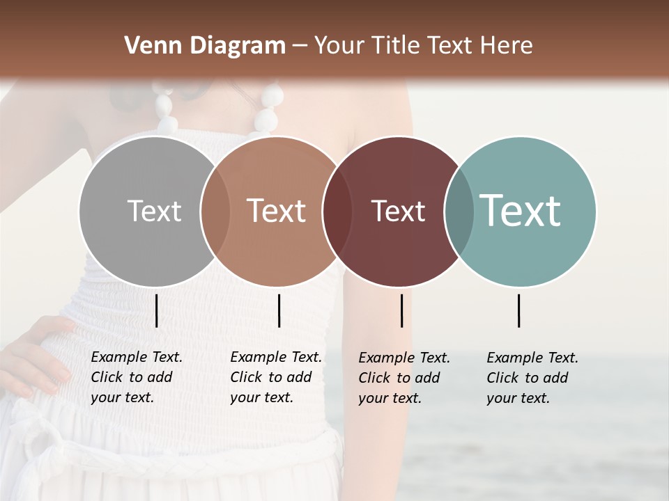 Color Closeup Caucasian PowerPoint Template
