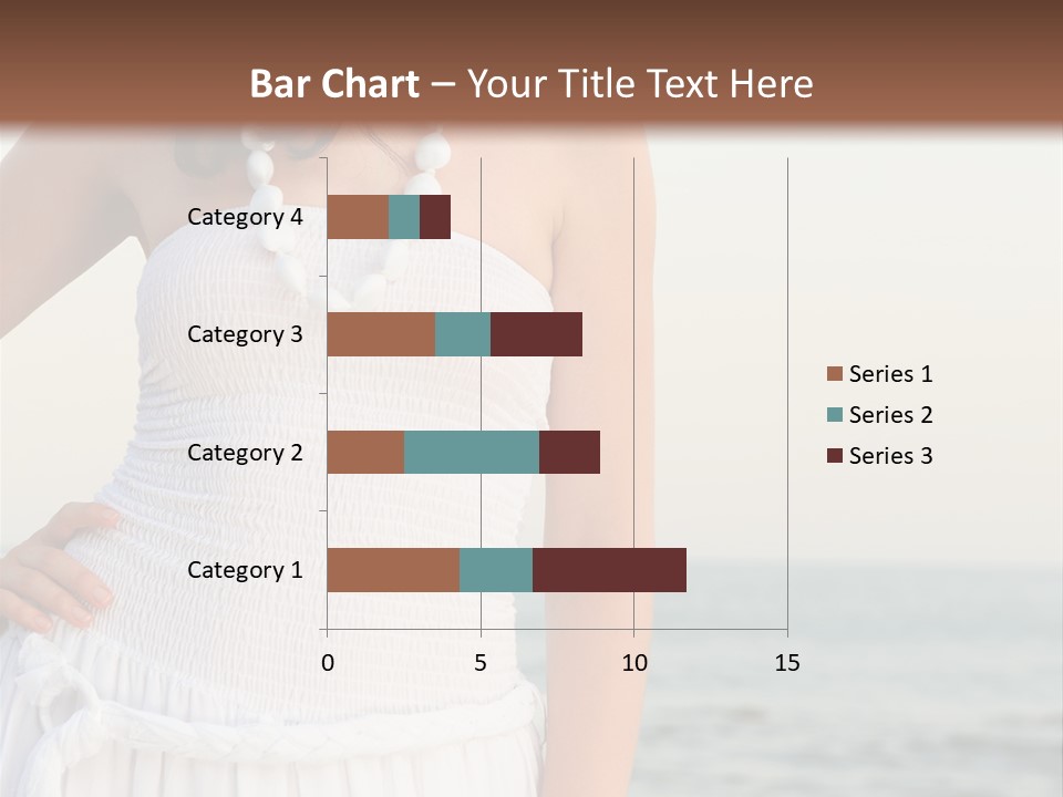 Color Closeup Caucasian PowerPoint Template