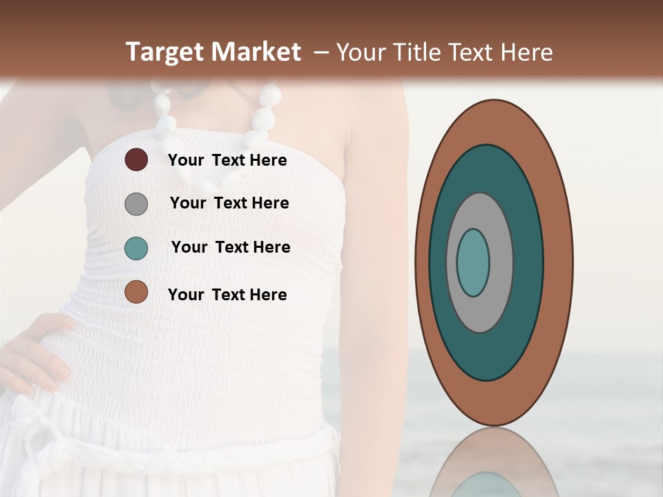 Color Closeup Caucasian PowerPoint Template