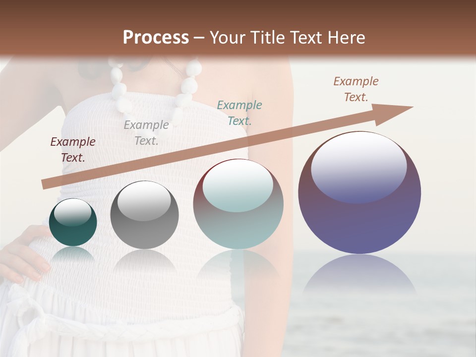 Color Closeup Caucasian PowerPoint Template