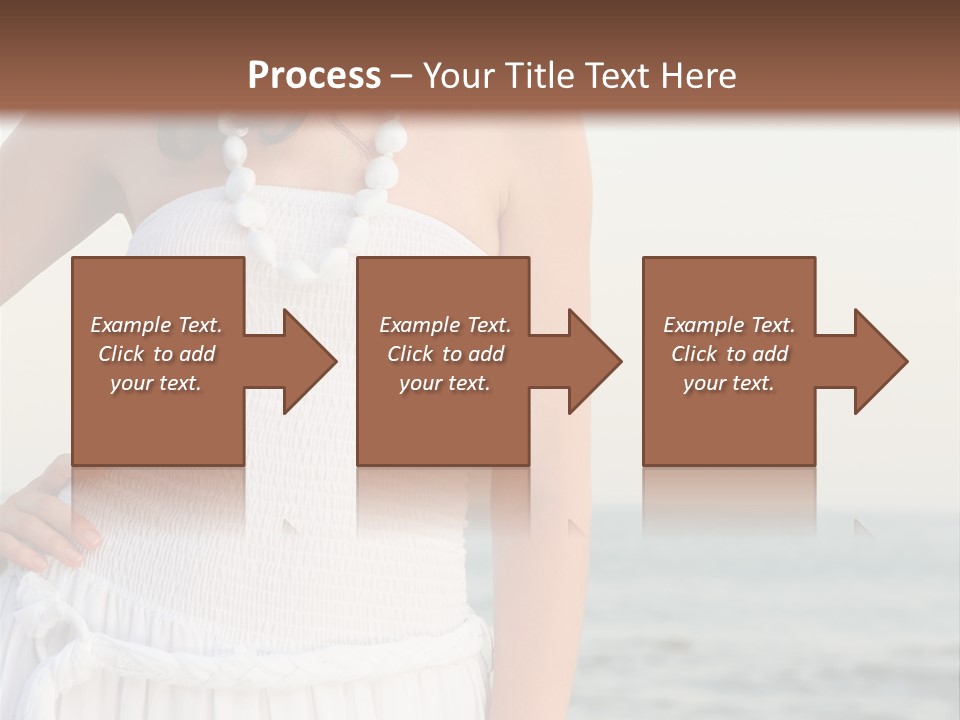 Color Closeup Caucasian PowerPoint Template