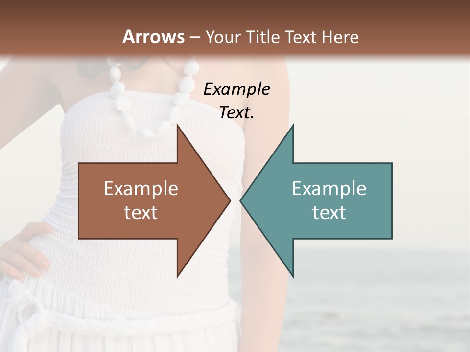 Color Closeup Caucasian PowerPoint Template