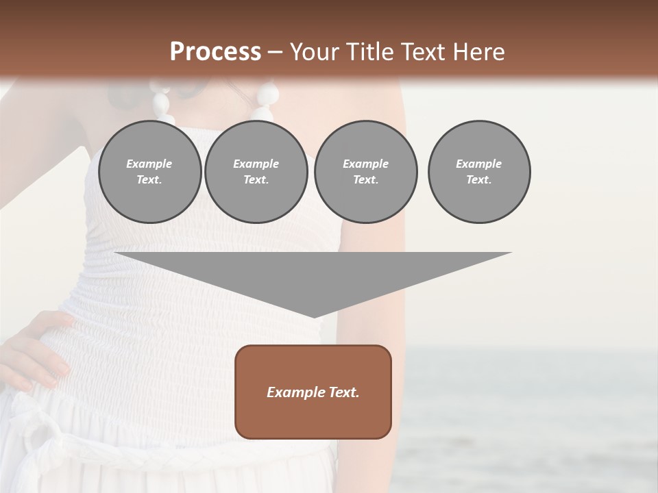 Color Closeup Caucasian PowerPoint Template