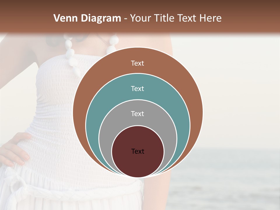 Color Closeup Caucasian PowerPoint Template