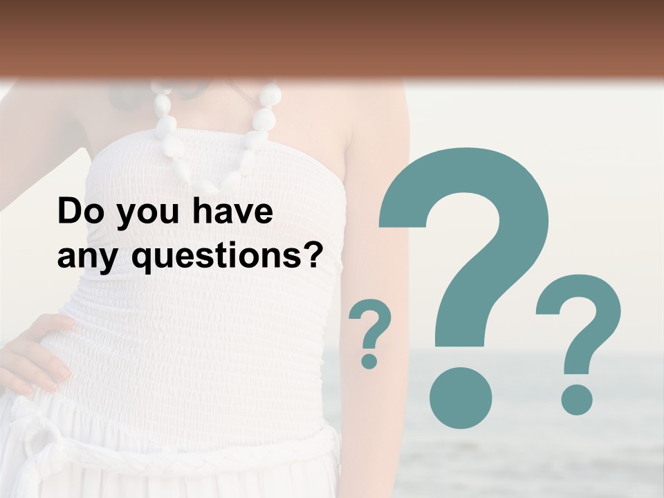 Color Closeup Caucasian PowerPoint Template