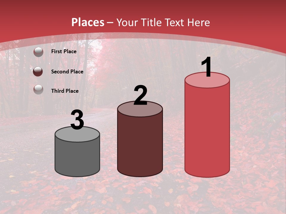 November Natural Flora PowerPoint Template