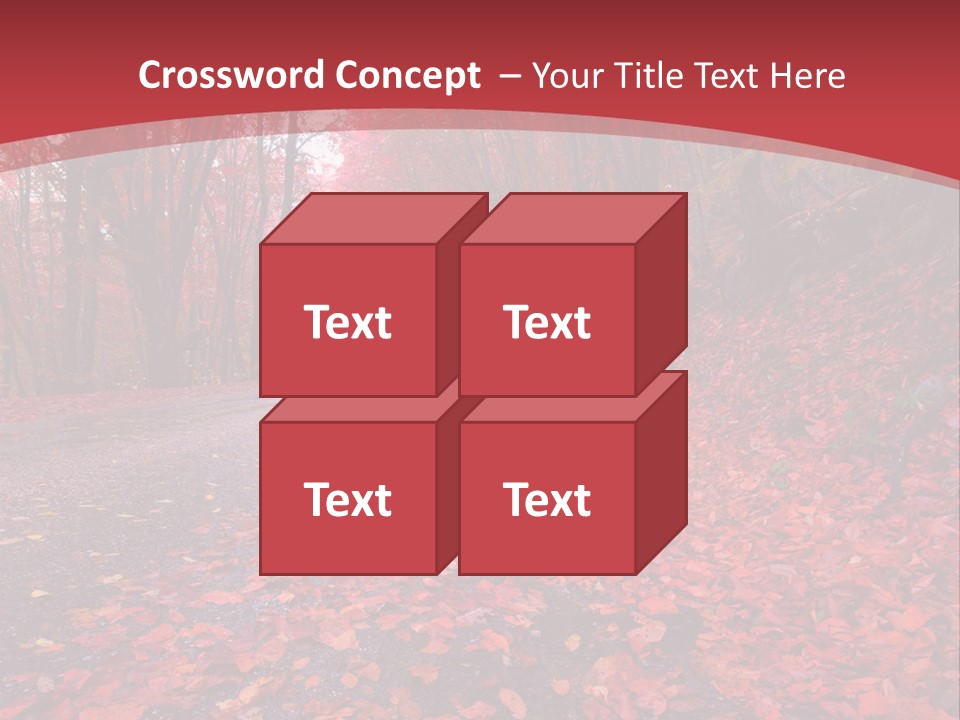 November Natural Flora PowerPoint Template