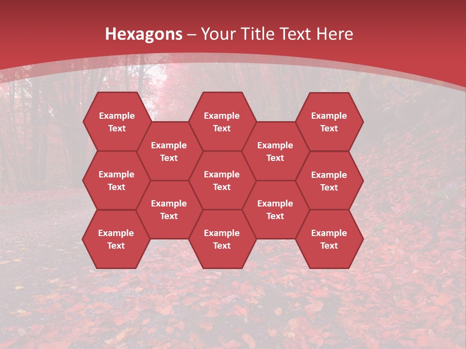 November Natural Flora PowerPoint Template