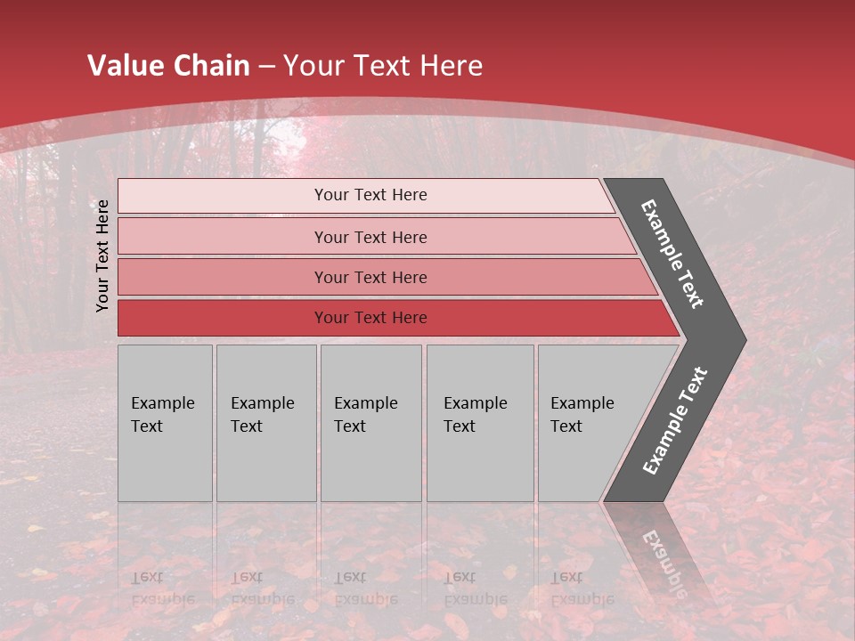 November Natural Flora PowerPoint Template