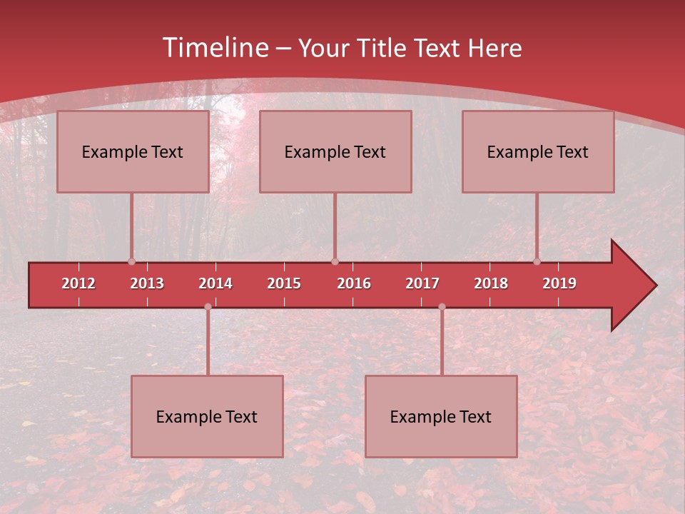 November Natural Flora PowerPoint Template