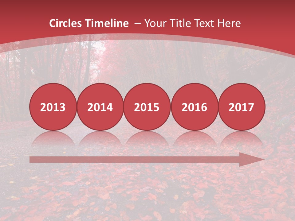 November Natural Flora PowerPoint Template