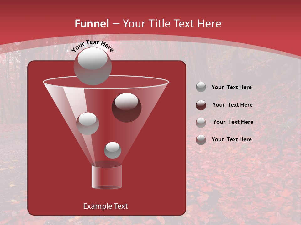 November Natural Flora PowerPoint Template