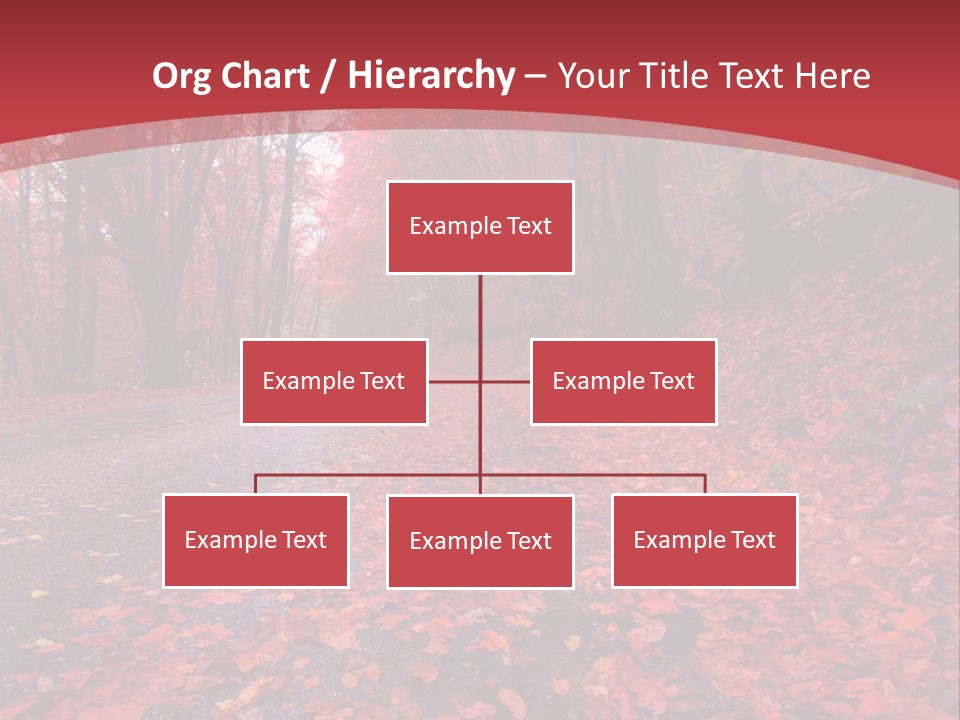 November Natural Flora PowerPoint Template