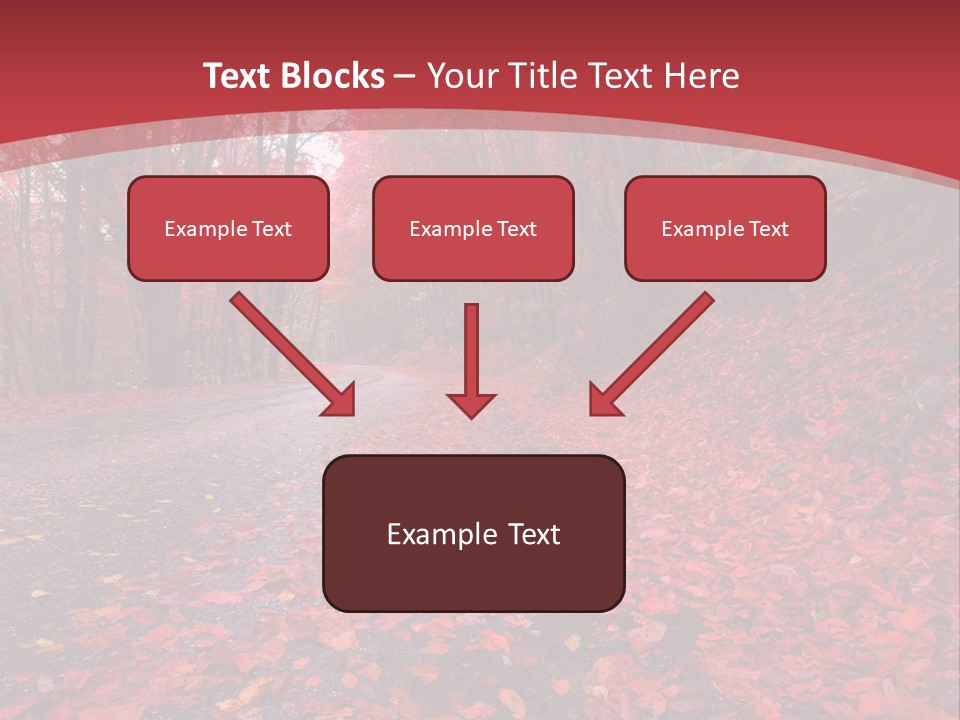 November Natural Flora PowerPoint Template