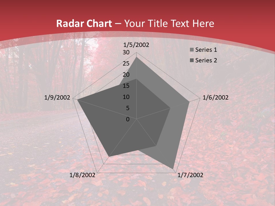 November Natural Flora PowerPoint Template