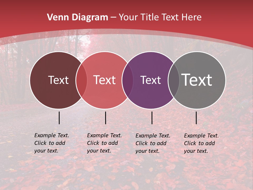 November Natural Flora PowerPoint Template