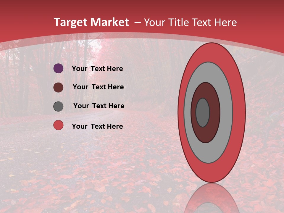 November Natural Flora PowerPoint Template