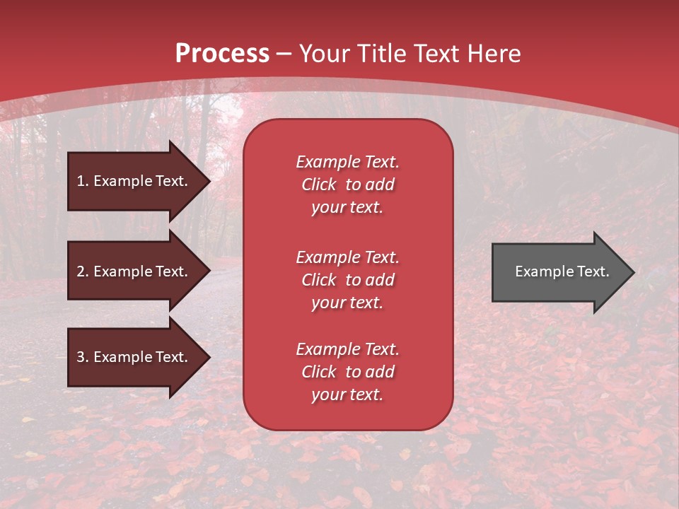 November Natural Flora PowerPoint Template