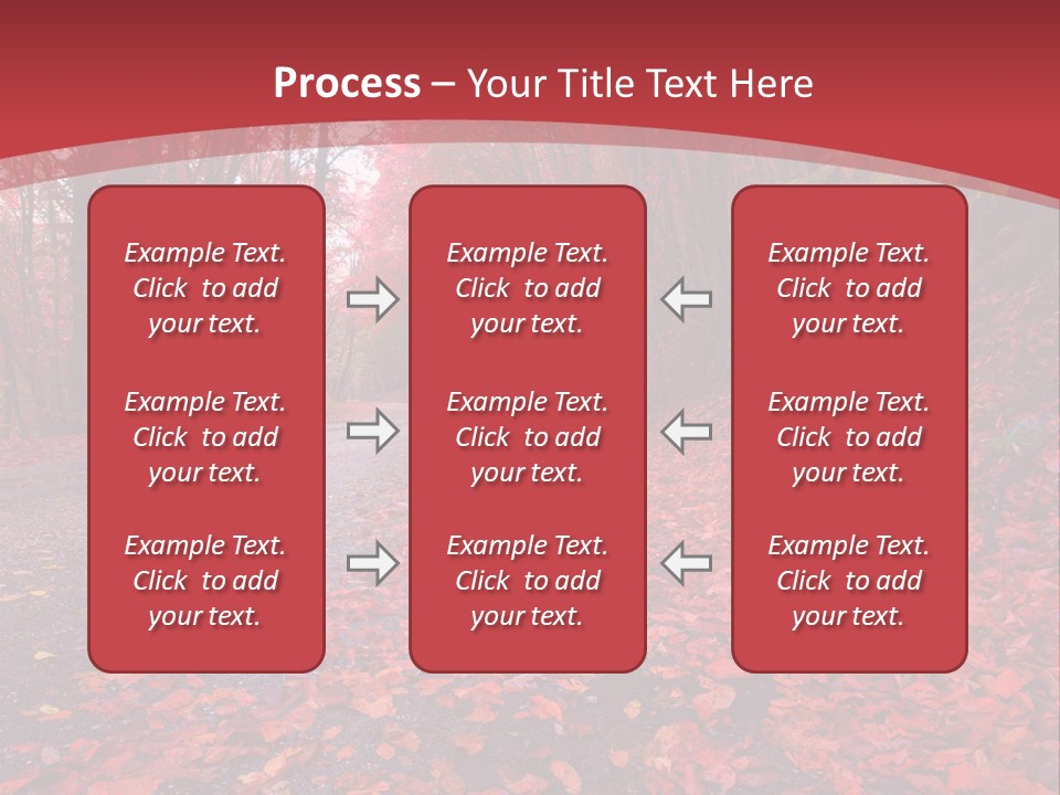 November Natural Flora PowerPoint Template