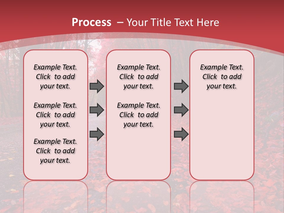 November Natural Flora PowerPoint Template