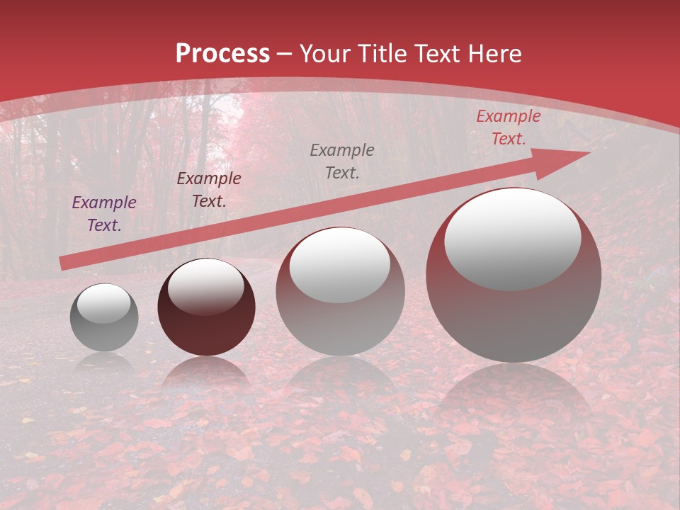 November Natural Flora PowerPoint Template