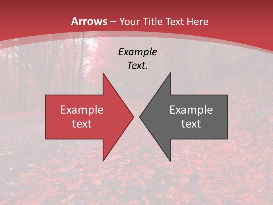 November Natural Flora PowerPoint Template
