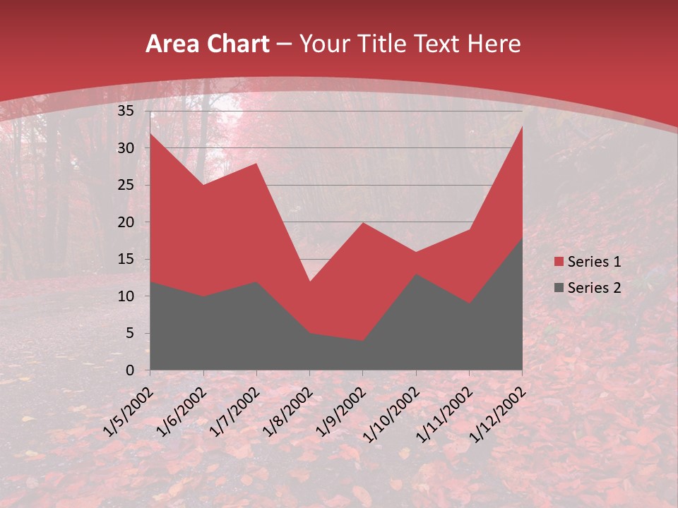 November Natural Flora PowerPoint Template