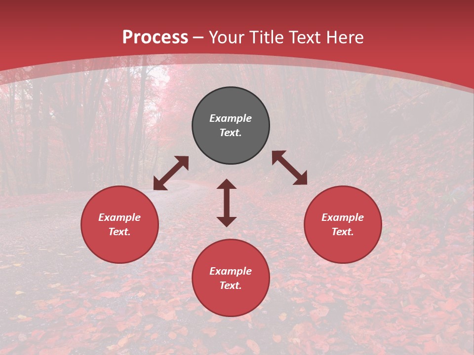 November Natural Flora PowerPoint Template