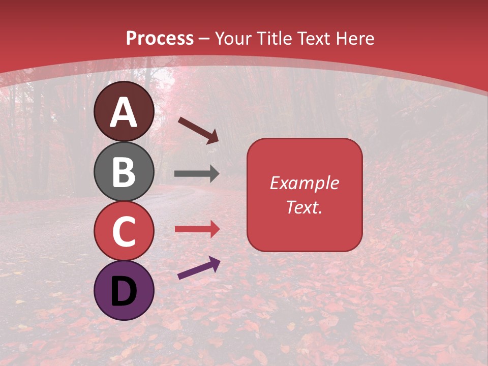 November Natural Flora PowerPoint Template