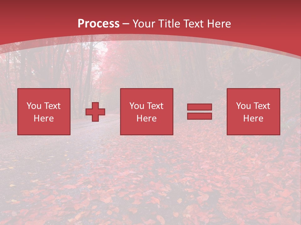 November Natural Flora PowerPoint Template