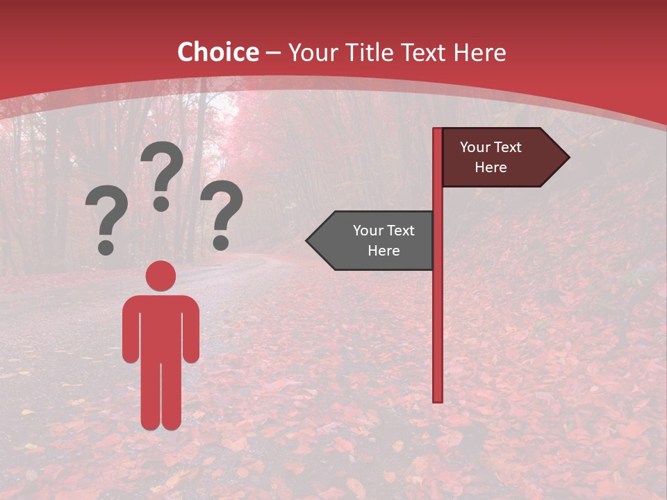 November Natural Flora PowerPoint Template