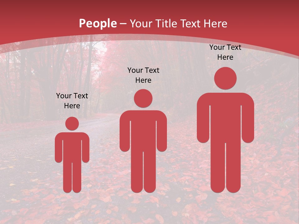 November Natural Flora PowerPoint Template