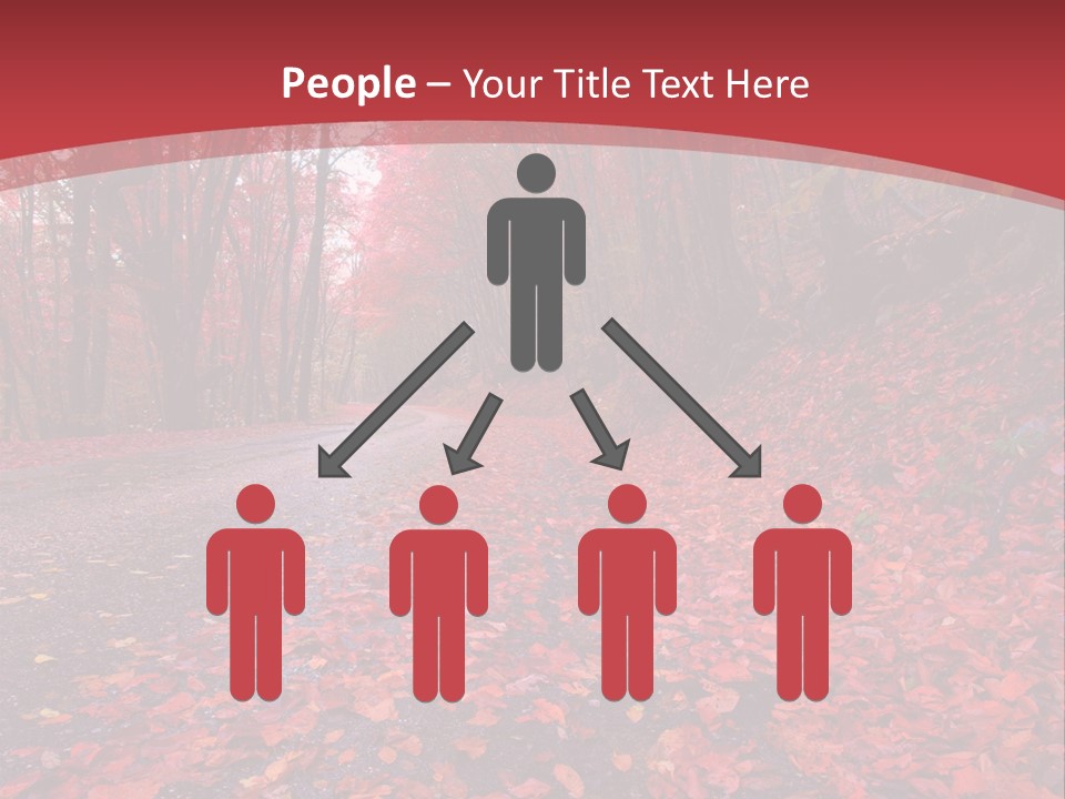 November Natural Flora PowerPoint Template