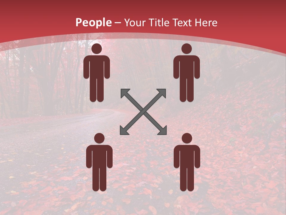 November Natural Flora PowerPoint Template