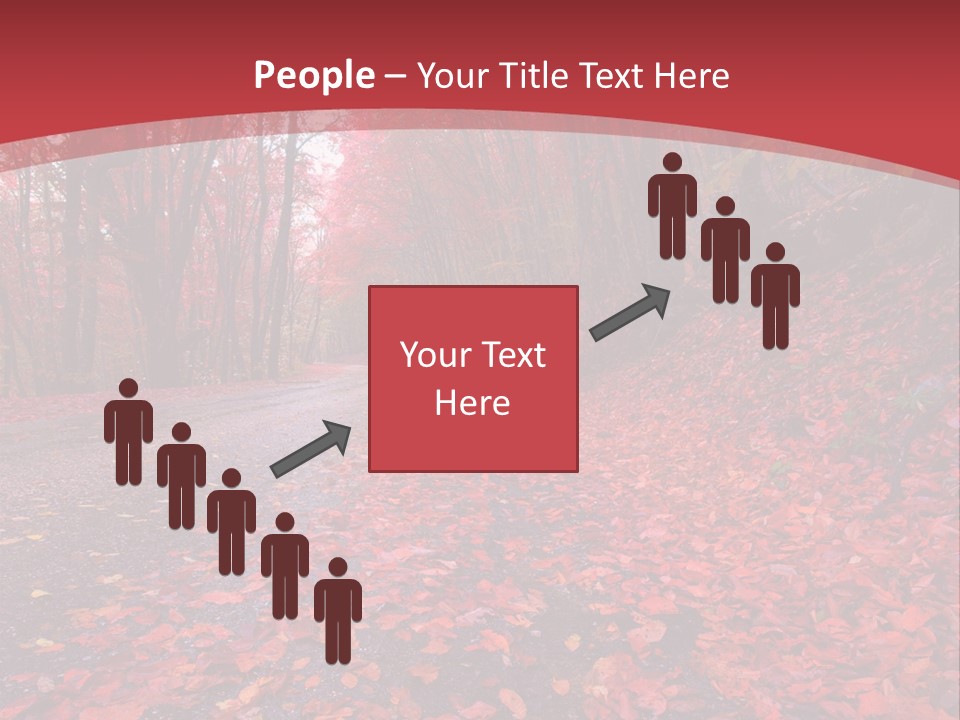 November Natural Flora PowerPoint Template