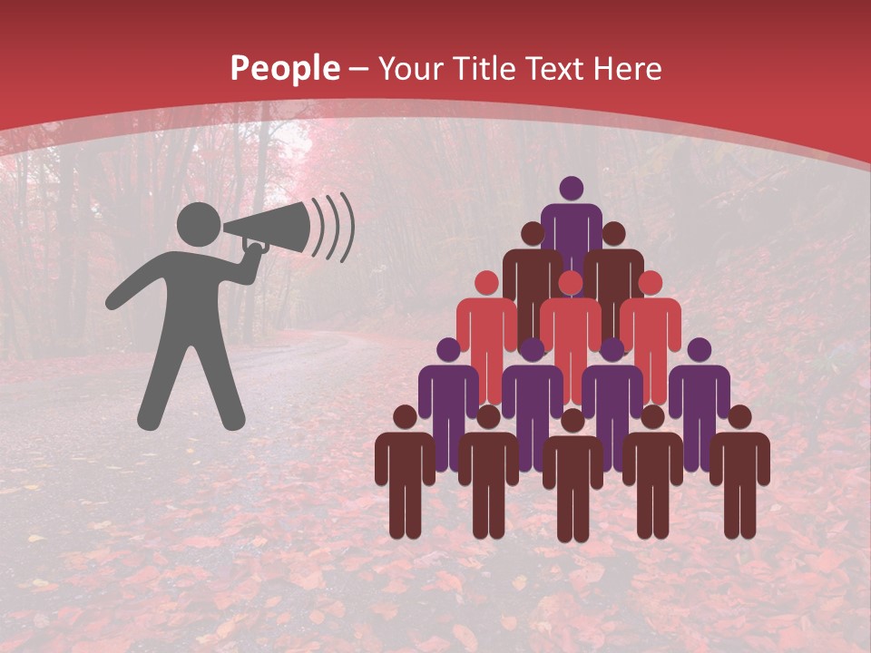 November Natural Flora PowerPoint Template