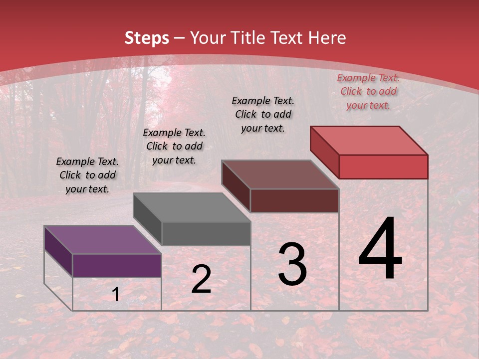 November Natural Flora PowerPoint Template