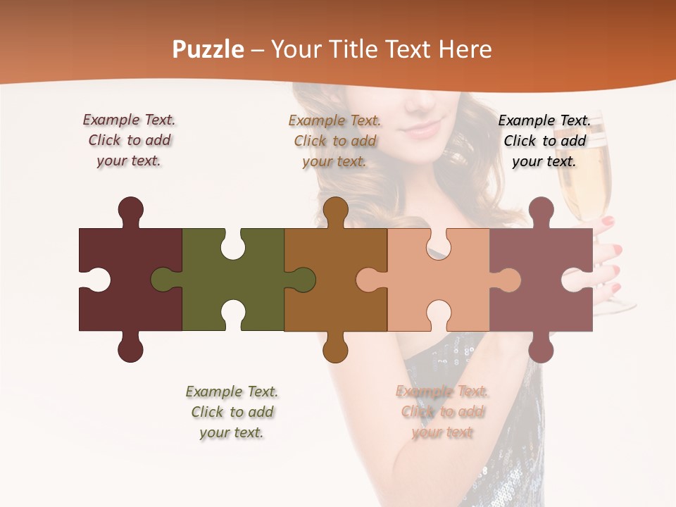 Cheers Friendly Person PowerPoint Template