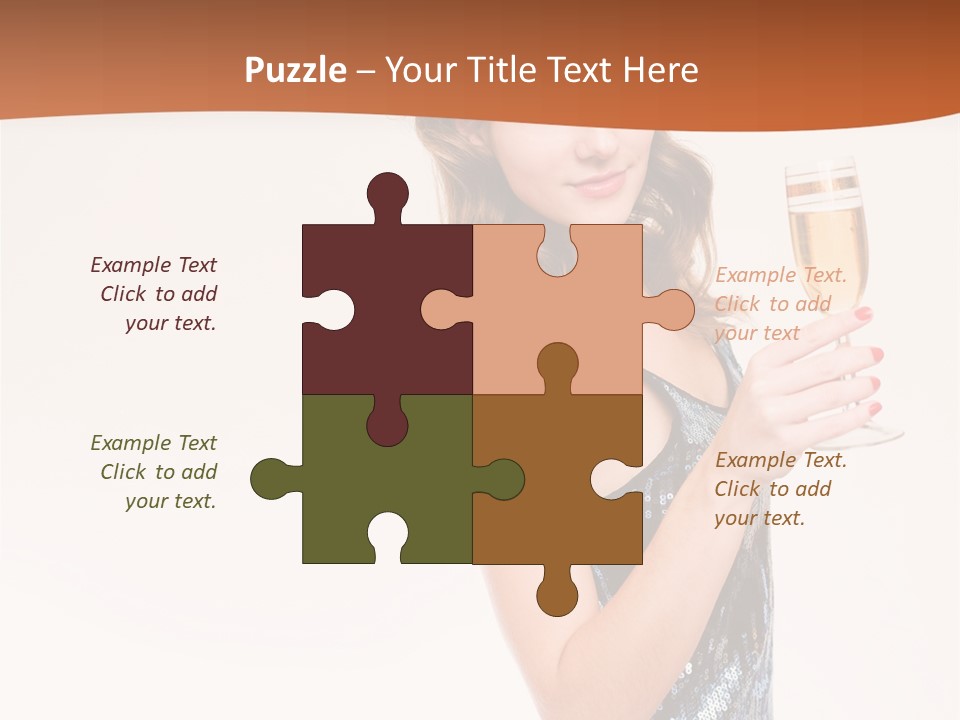 Cheers Friendly Person PowerPoint Template