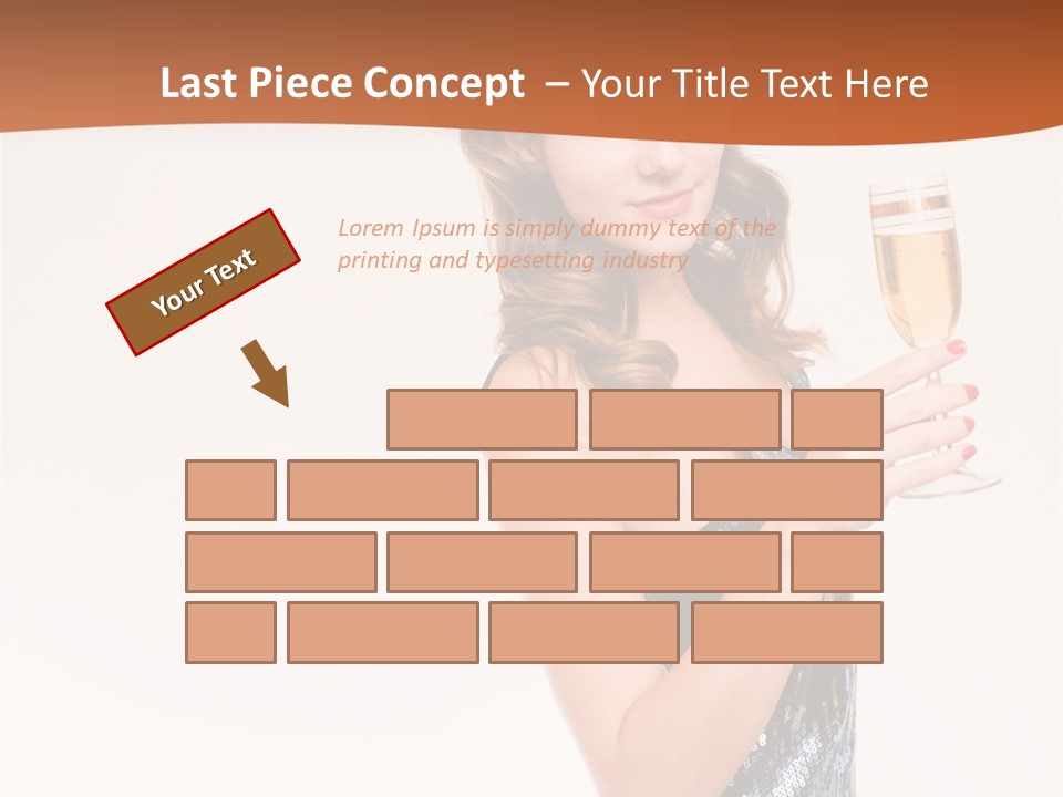 Cheers Friendly Person PowerPoint Template