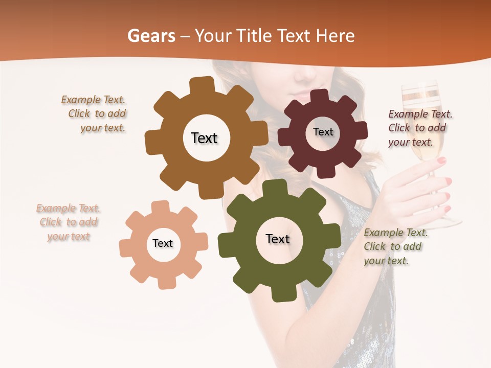 Cheers Friendly Person PowerPoint Template