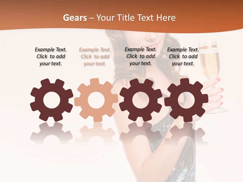 Cheers Friendly Person PowerPoint Template