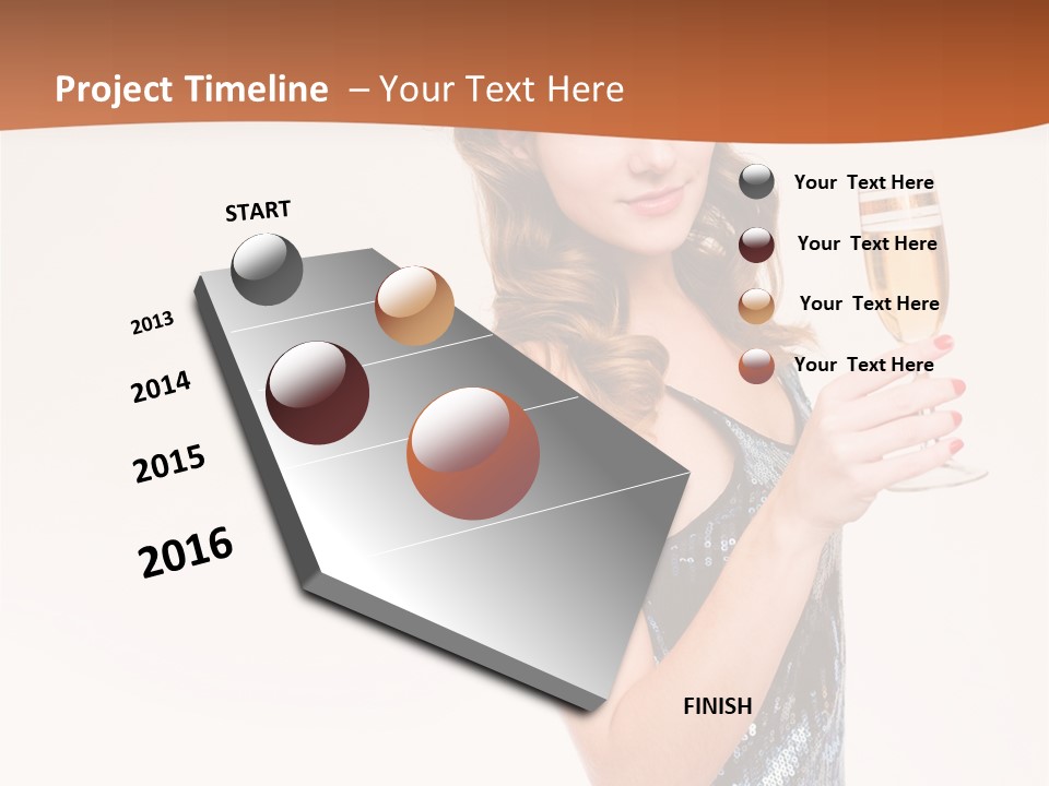 Cheers Friendly Person PowerPoint Template