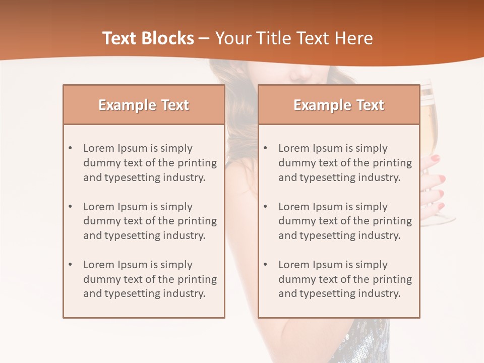 Cheers Friendly Person PowerPoint Template